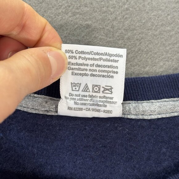 Y2K Russell San Diego California Crewneck Sweatshirt Unisex S Navy USA College - Picture 13 of 14